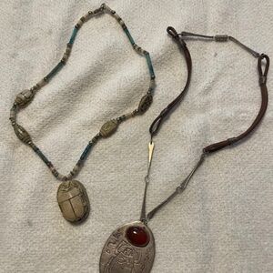 Scarab Necklaces